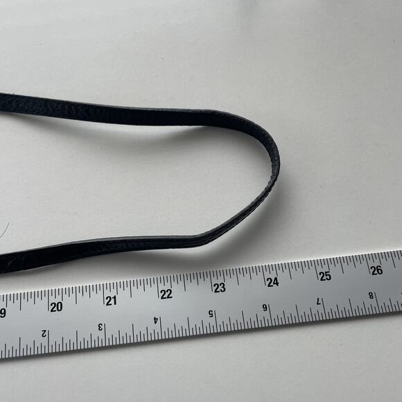 BRIGHTON Black Leather Organizer Wallet Crossbody Croc-embossed Elegant Western - Picture 13 of 15